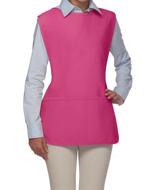 Adult Hot Pink Cobbler and Smock Aprons 